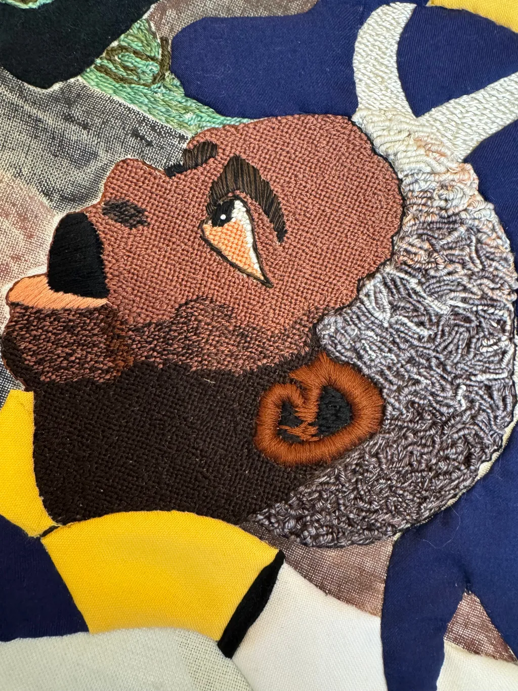 A detail from the Georgia panel