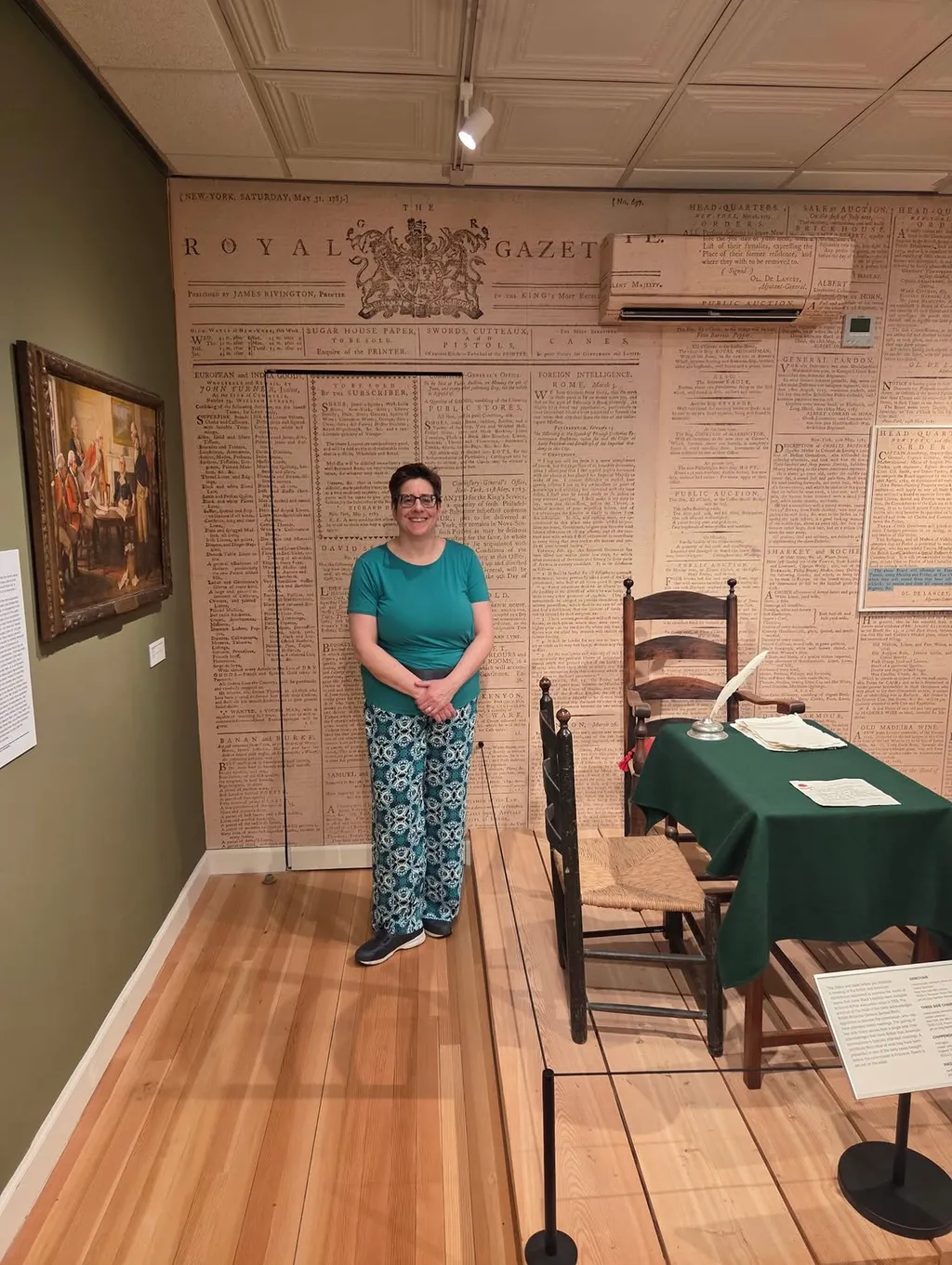 Jenni Paperman at the Fraunces Tavern Museum