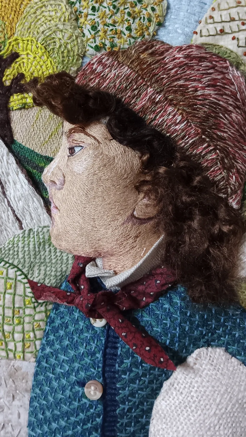 A detail of the South Carolina panel