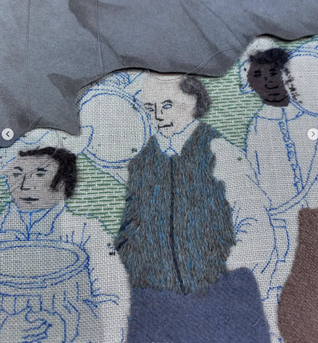 Detail of the Patriots on the NH Panel