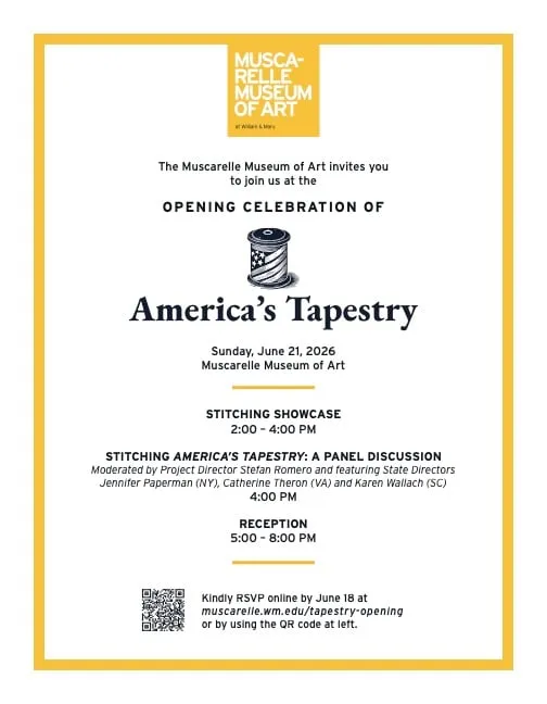 America's Tapestry Opening Celebration at the Muscarelle Museum of Art, Sunday, June 21, 2026
