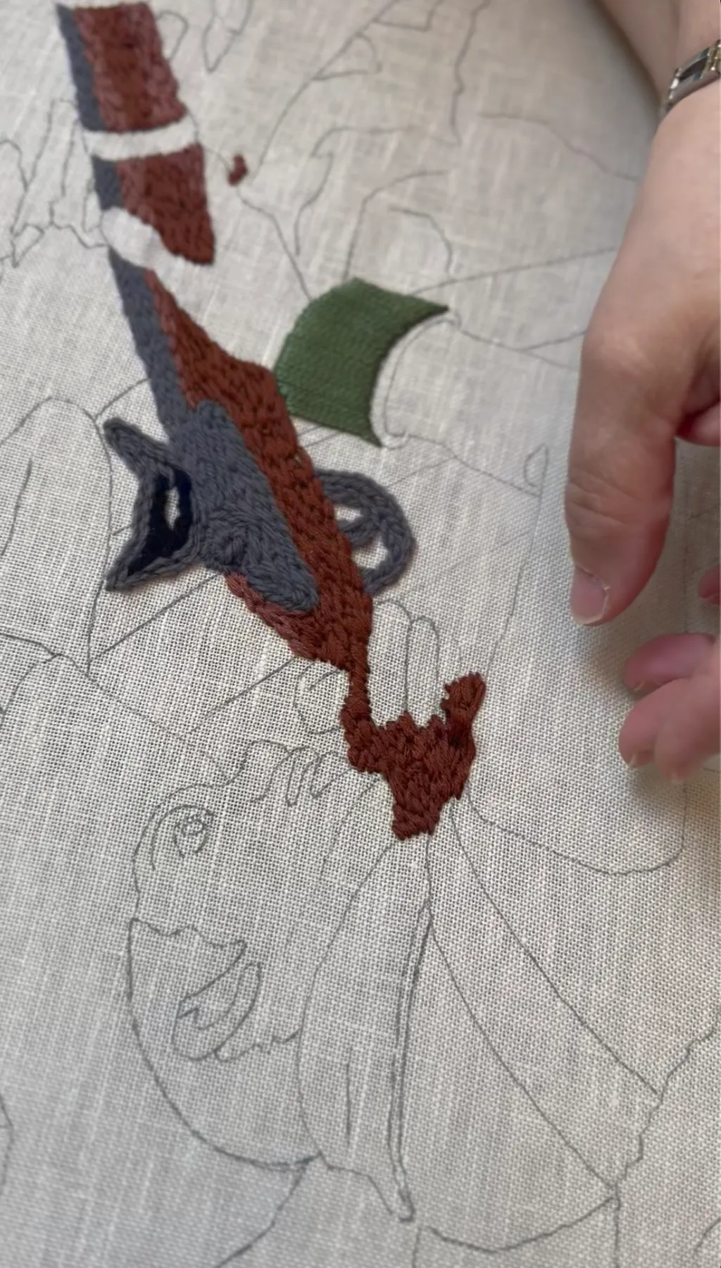 Stiching the Georgia panel