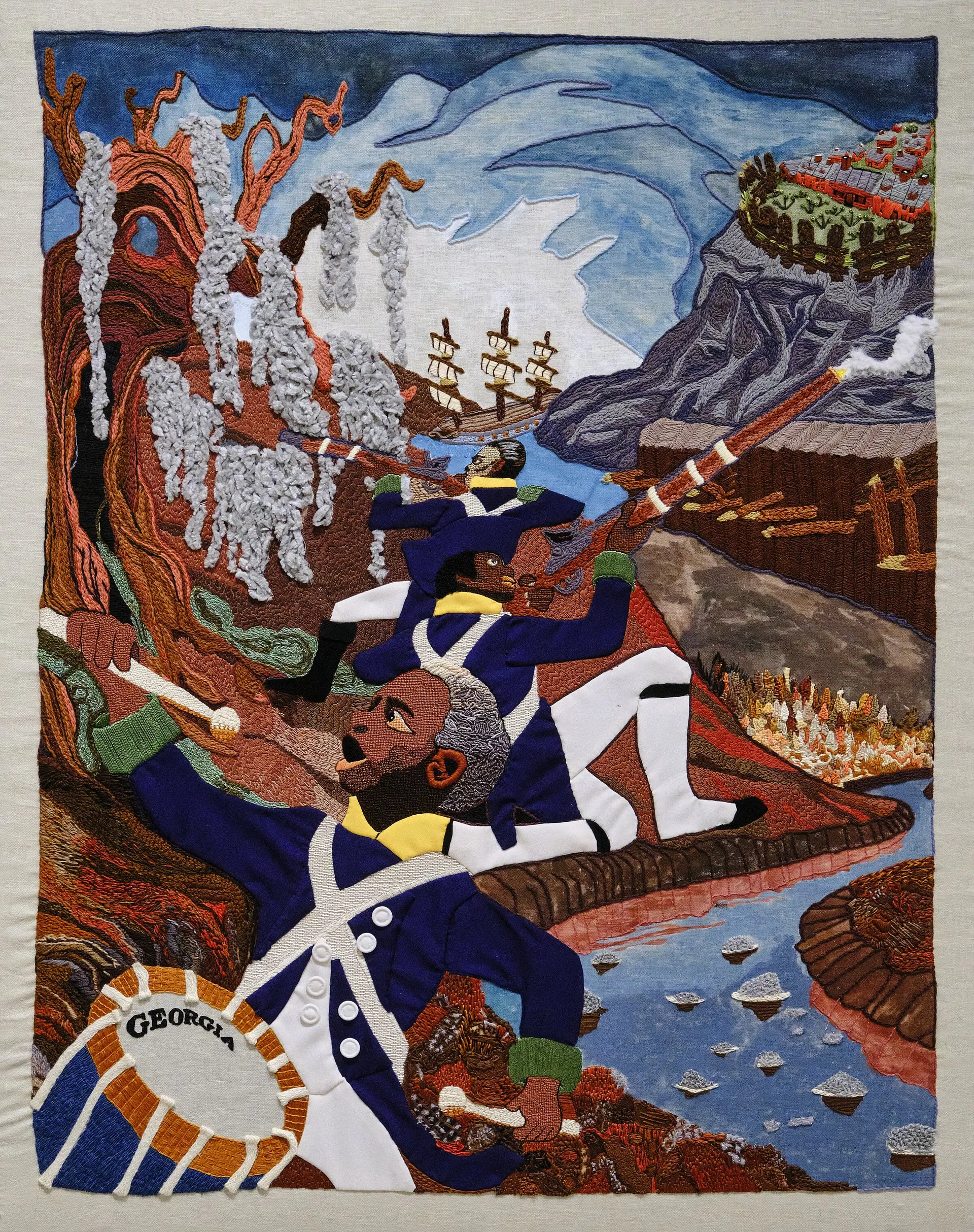 The Georgia tapestry panel