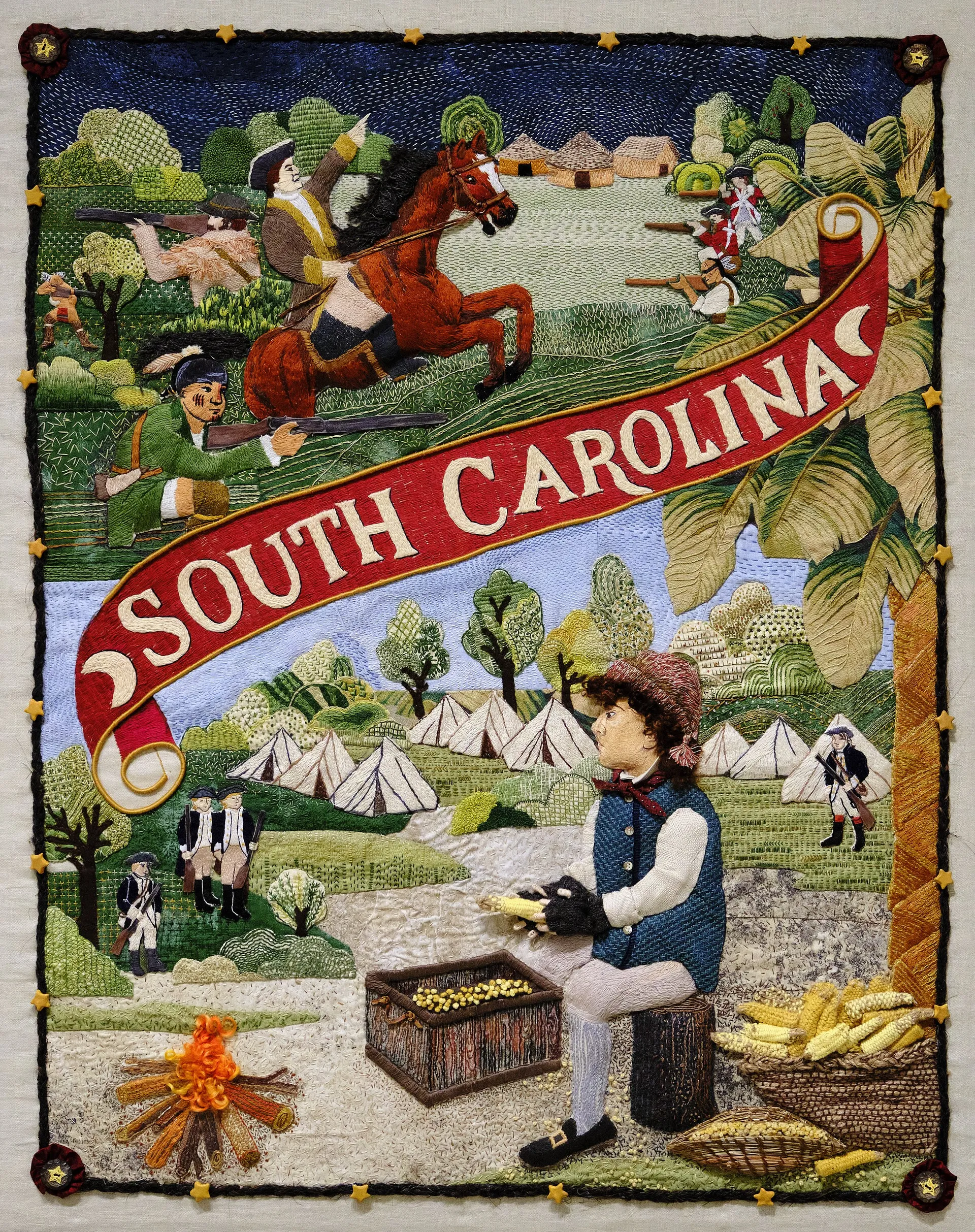 The South Carolina tapestry panel