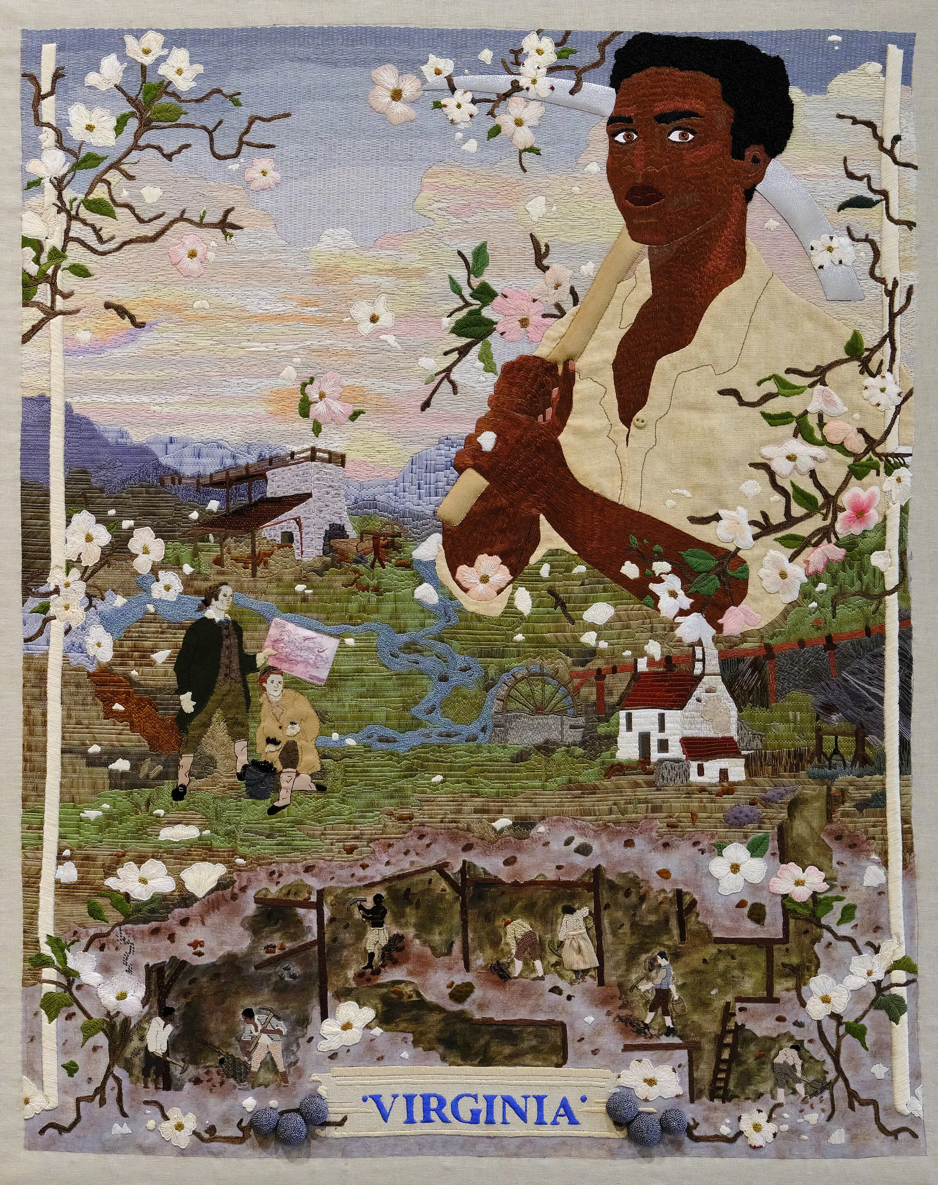 The Virginia tapestry panel